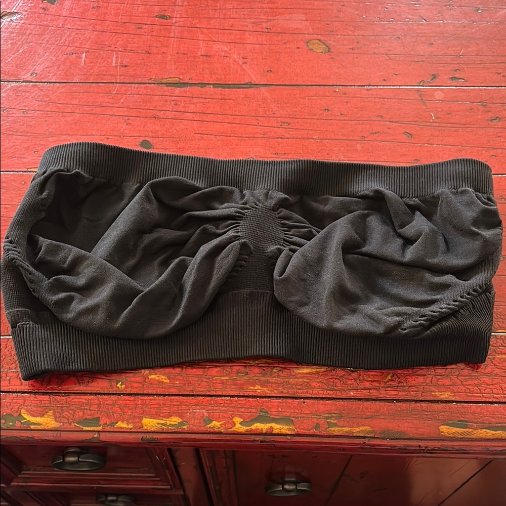 Black Bandeau Top